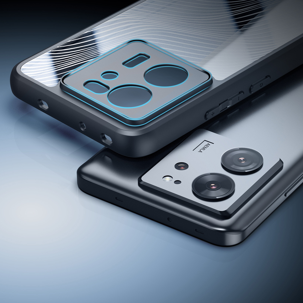 Тонкий чехол с мягкими черными рамками от Dux Ducis для Xiaomi 13T и 13T Pro, серия Aimo Series Case
