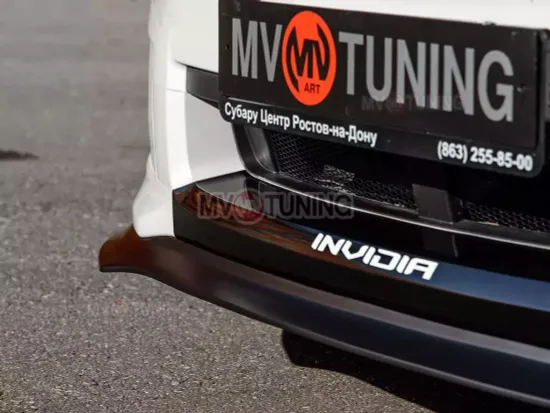 Сплиттер переднего бампера Subaru Impreza  III GE AND GH FACELIFT AND GR FRONT WRX III GENERATION