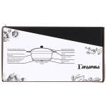 Кастрюля алюминий, антиприг, 4 л, с крыш, крышка стекло, кругл, Гардарика, Премьера, 1704-03-10