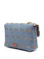 CLASSIC LOVE BAG PUFF DENIM LOGO – light blue