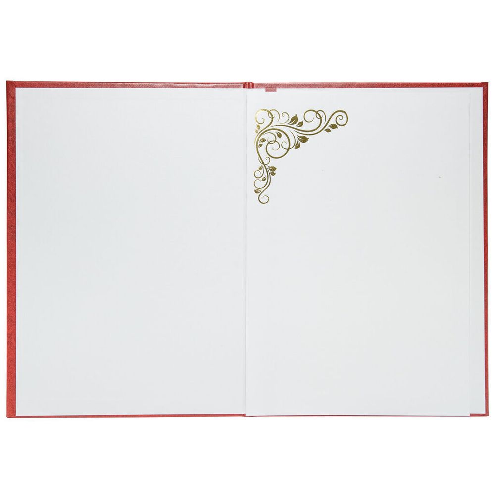 Папка адресная 50 лет, бумвинил, с вкладышем, Канцбург