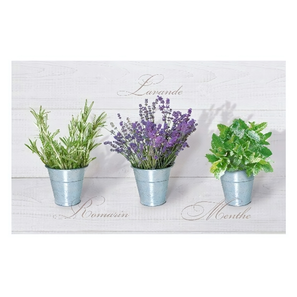 Сервировочная салфетка прямоугольная 26х41 см Лаванда