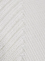 Чепчик для девочки вязаный на завязках на осень