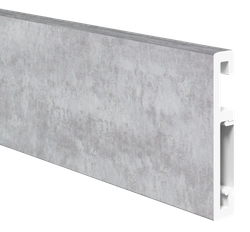 Напольный плинтус ПВХ Foresta Grace Бетон Бенан FG 009 2000х70х13 мм