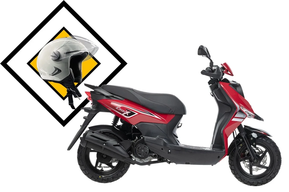 Скутер SYM CROX 125 + Шлем SYM