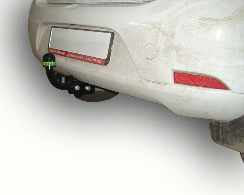 Фаркоп Лидер-Плюс для RENAULT LOGAN 2005-, SANDERO 2014-  с электрикой (Smart) и сертифкатом в комплекте арт.(R114-A)