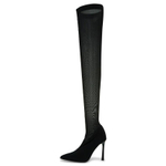 STEVE MADDEN Over the knee Boots 10.5cm Women"s Black