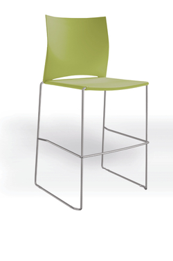 Web стул на полозьях кухонный/барный