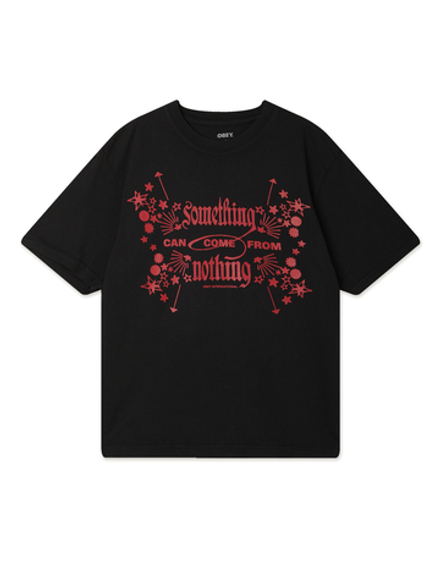 Женская Футболка Obey Something From Nothing