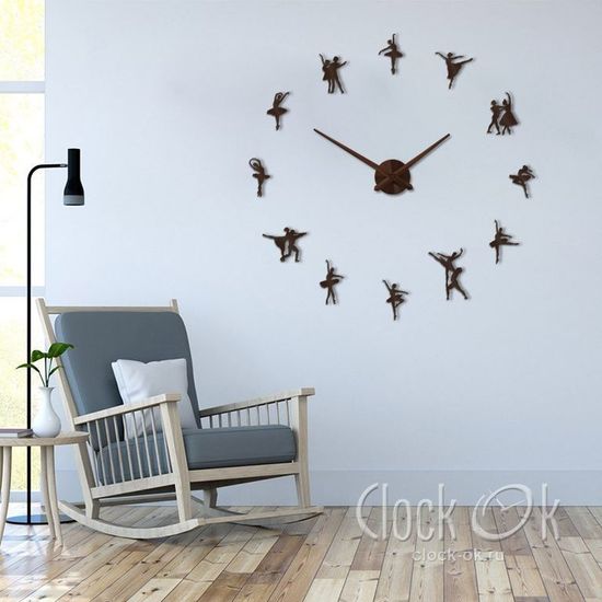 Настенные 3D часы Dance