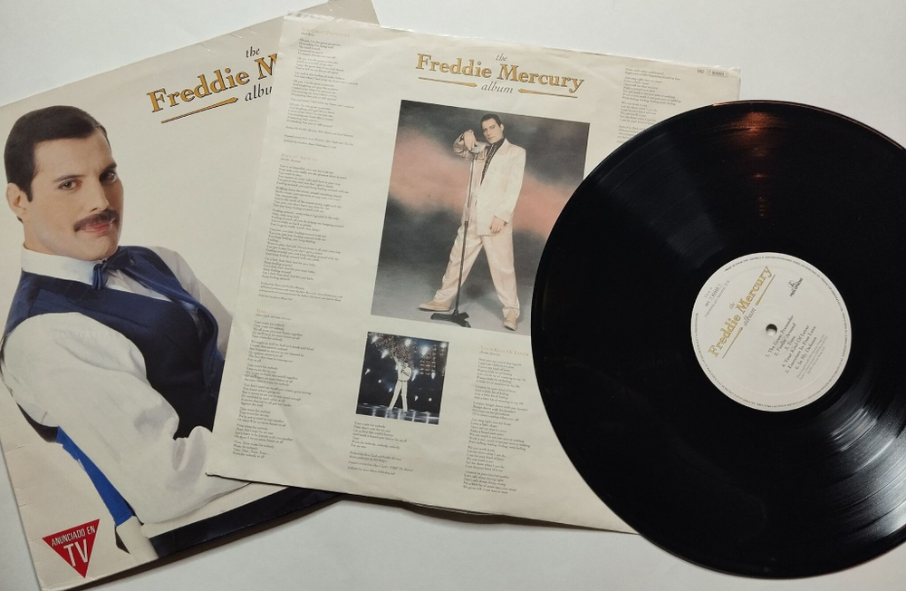 Винтажная виниловая пластинка LP The Freddie Mercury Album (Spain 1992)