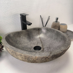 Раковина из речного камня RS-63656 (48*44*15) 0123