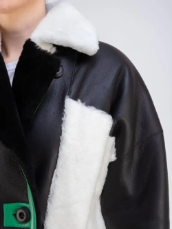 Дубленка женская натуральная оверсайз Турциz