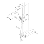 Душевая система AM.PM Like F0780564 Хром