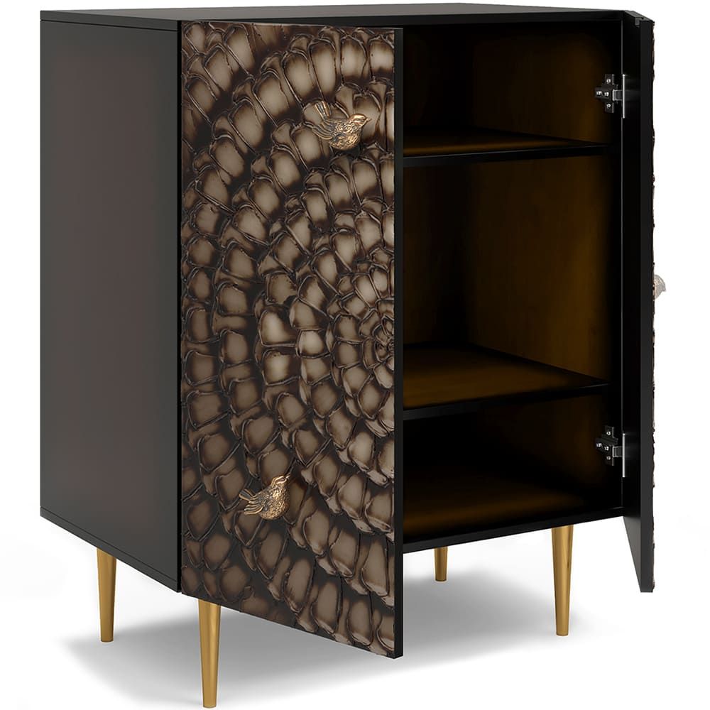 Комод Терра Стайл с 2 полками Каштан