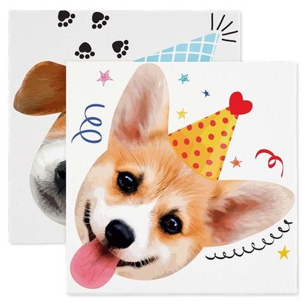 Салфетки "Щеночки" 20 шт