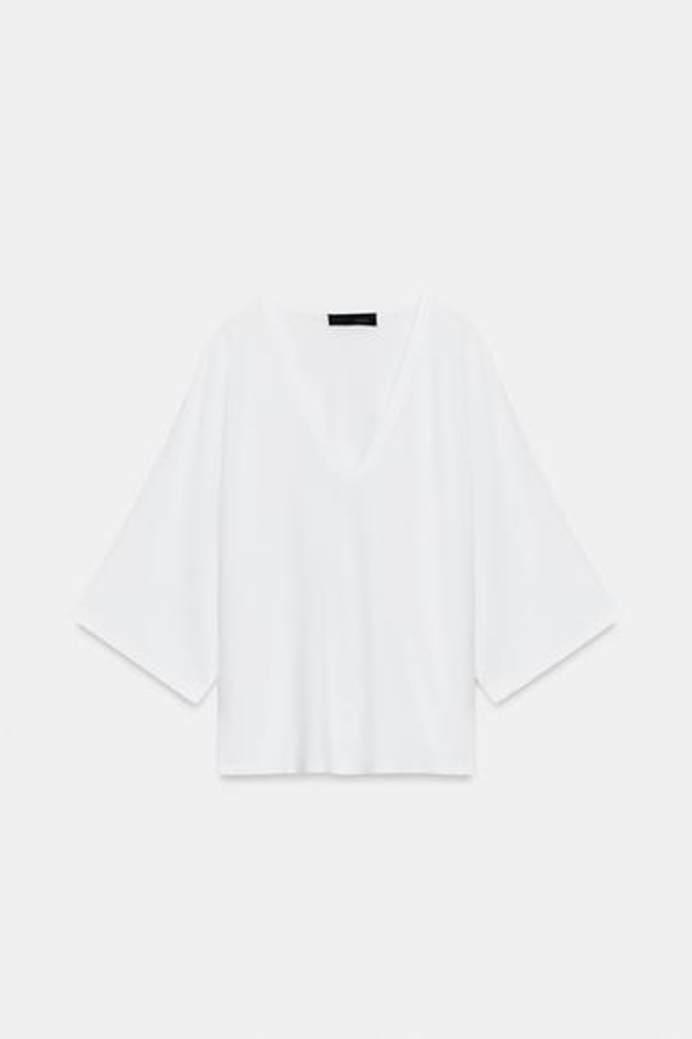 V-образный вырез трикотажный свитер - ZARA