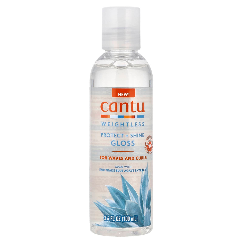 Cantu, Weightless, защита и блеск, для завивки и кудрей, 100 мл (3,4 жидк. Унции)