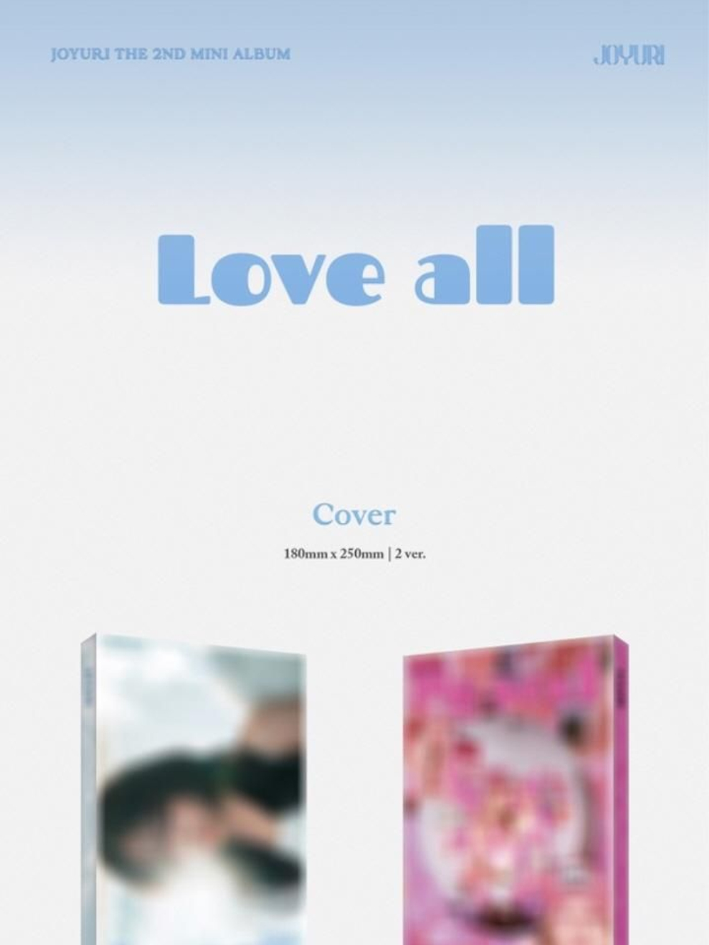Альбом JO YURI - LOVE ALL 2nd Mini Album 2 Version SET