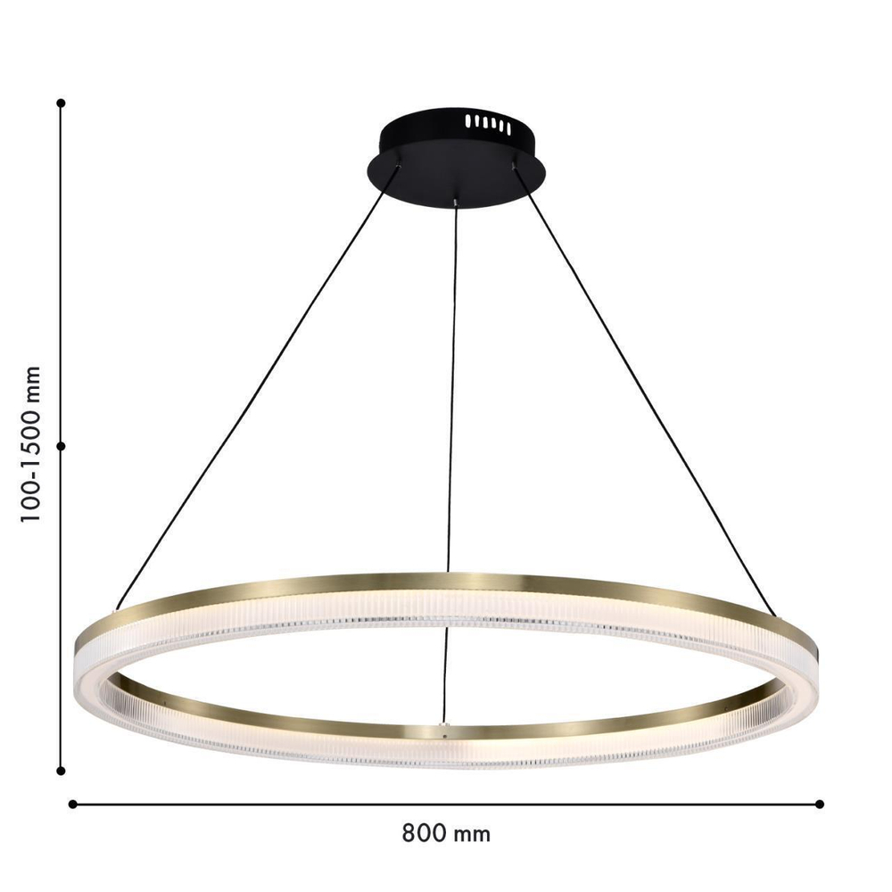 Подвесная светодиодная люстра Favourite Cirkler 4400-8P