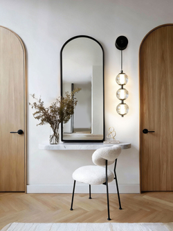 Настенный светильник OB2437 pearl black/smoke