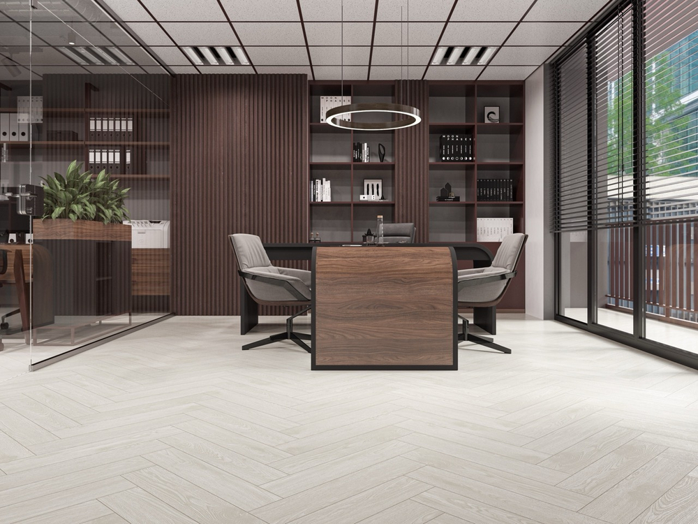 Ламинат SPC CronaFloor Herringbone Дуб Нант