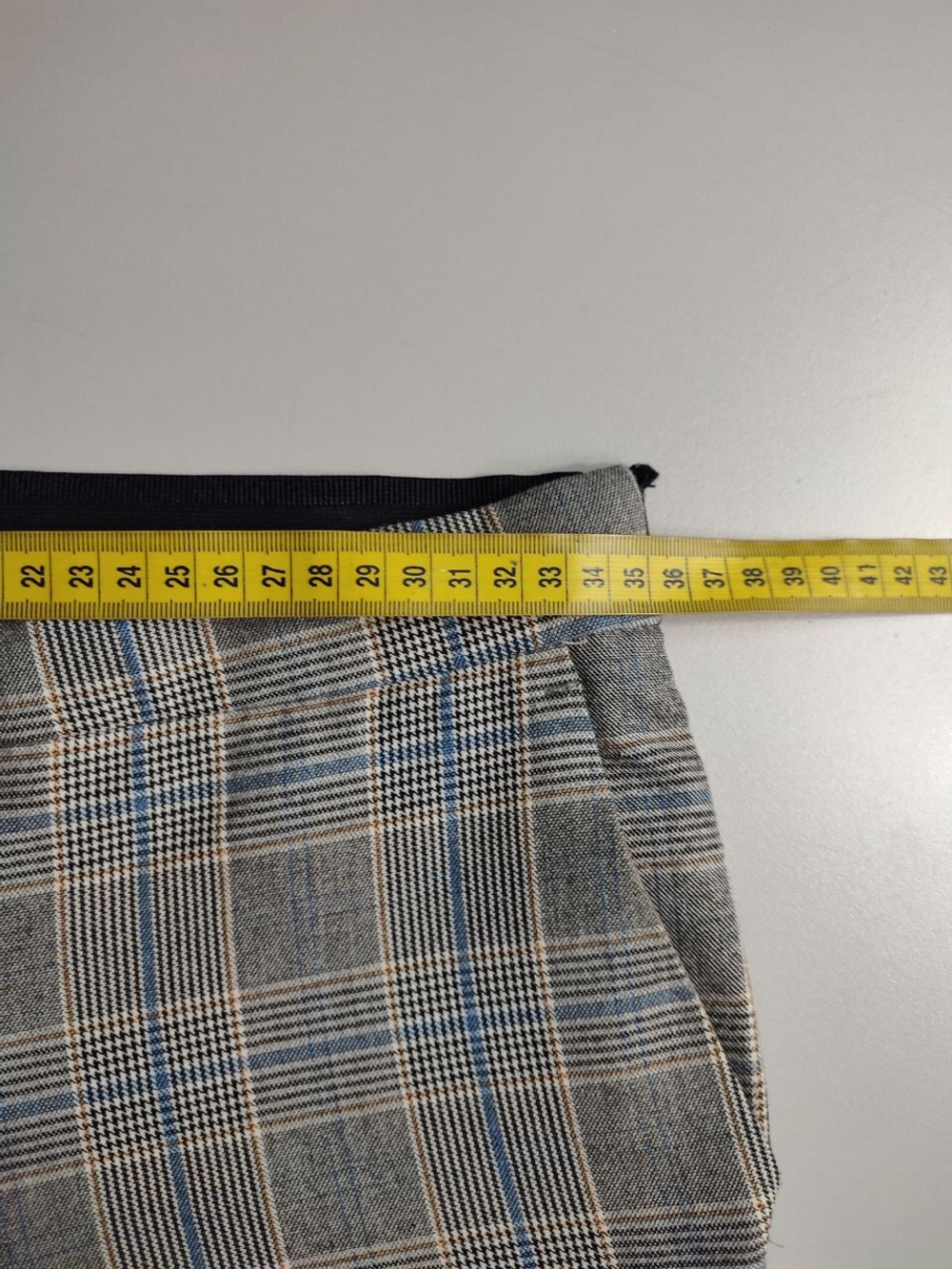 Брюки Zara в стильную клетку, маркировка S, визуально на 44 размер