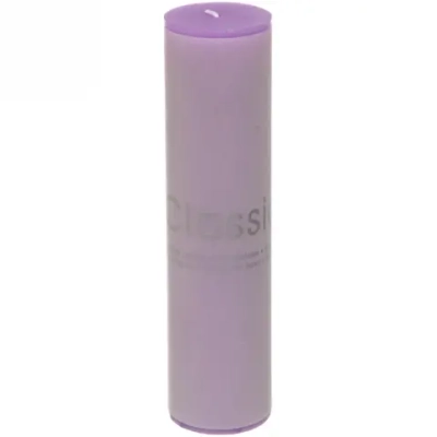 Свеча «Classic» 5*20см цвет лавандовый ZD-005
