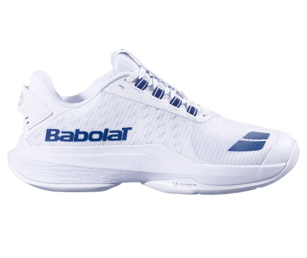 Женские теннисные кроссовки Babolat Jet Tere 2 Wimbledon All Court - white/blue navy