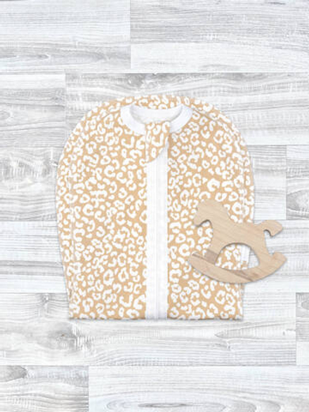 Пелёнка-кокон Mjölk Sand Leopard
