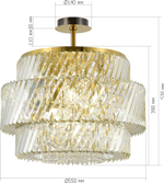 Потолочная люстра ST Luce RITZ SL6138.313.12