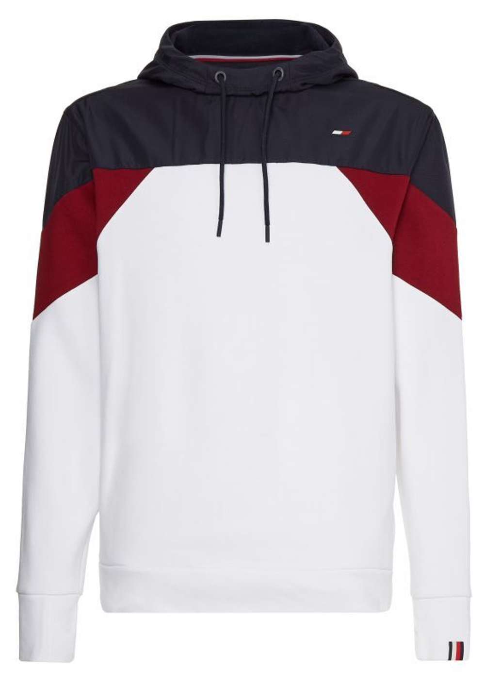 Мужская теннисная кофта Tommy Hilfiger Seasonal Hoody - white