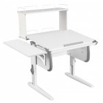 Растущая парта Дэми СУТ 24 с задней двухъярусной полкой СУТ.14.250 и боковой полкой СУТ.24.230 (1020×880 мм)