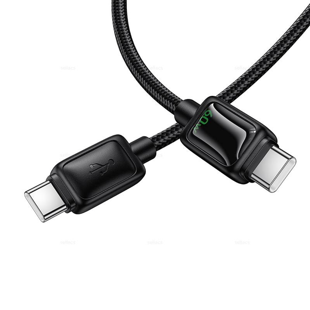 Hoco U146 Mundo 60w зарядный кабель для передачи данных от Type-C до Type-C
