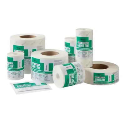 Бинт липкий Бинтли-Т 10 см 50 м