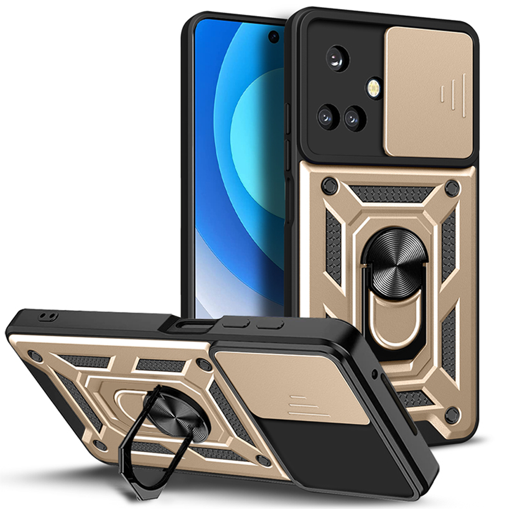 Чехол с кольцом Bumper Case для Tecno Camon 19