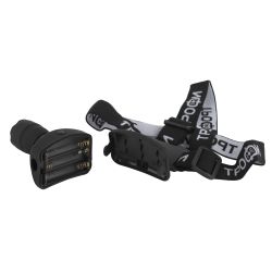 Фонарь налобный светодиодный Трофи Налобные GB-301 на батарейках мощный яркий 2 режима черный с регулируемым фокусом