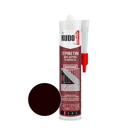 Герметик акриловый для дерева и паркета KUDO венге 280 мл