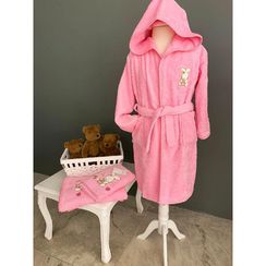 Халат детский махровый Tavsan розовый La Villa de Paris