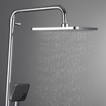 Душевая система термостат  G2491 GAPPO лейка "Тропический душ" квадрат 250*250 ХРОМ