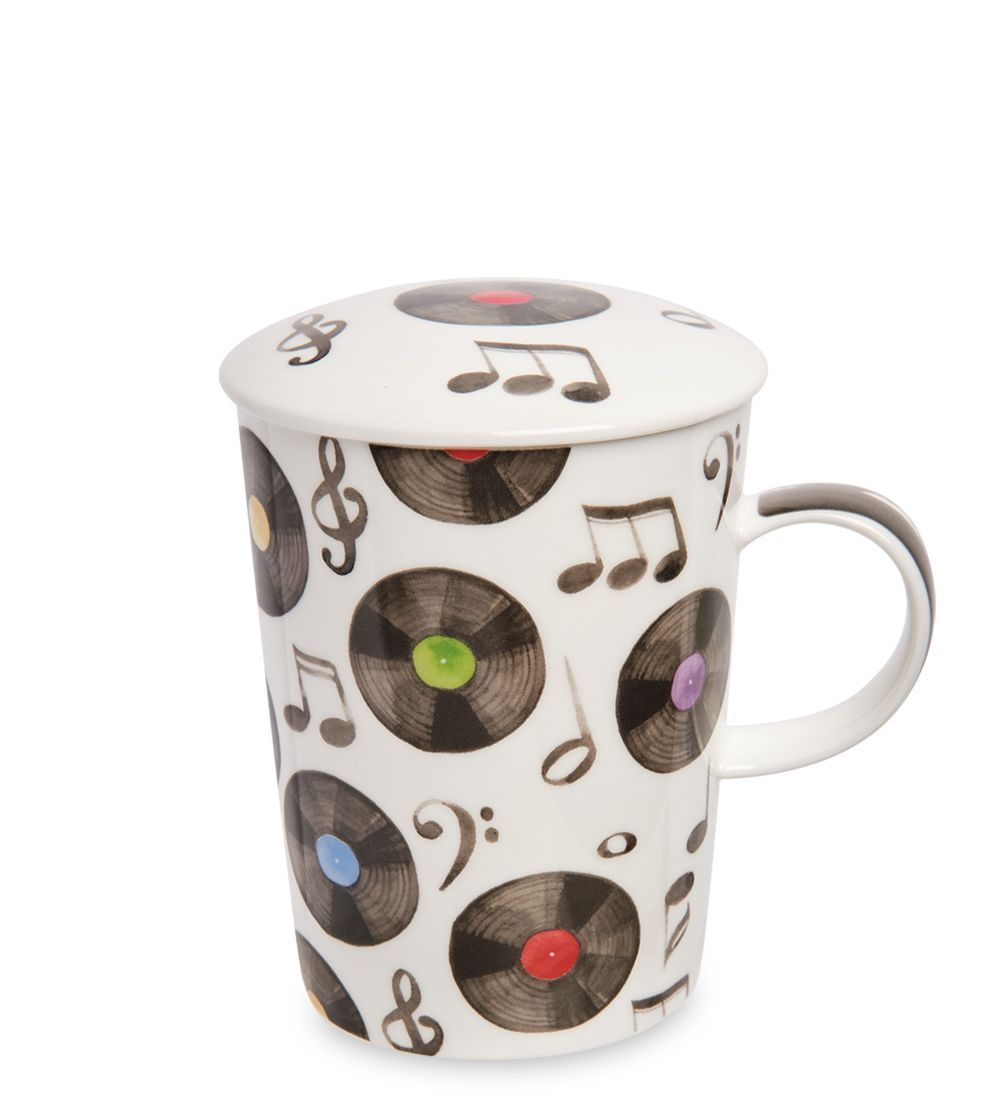 Pavone JK-313 Кружка «Музыкальные пластинки»