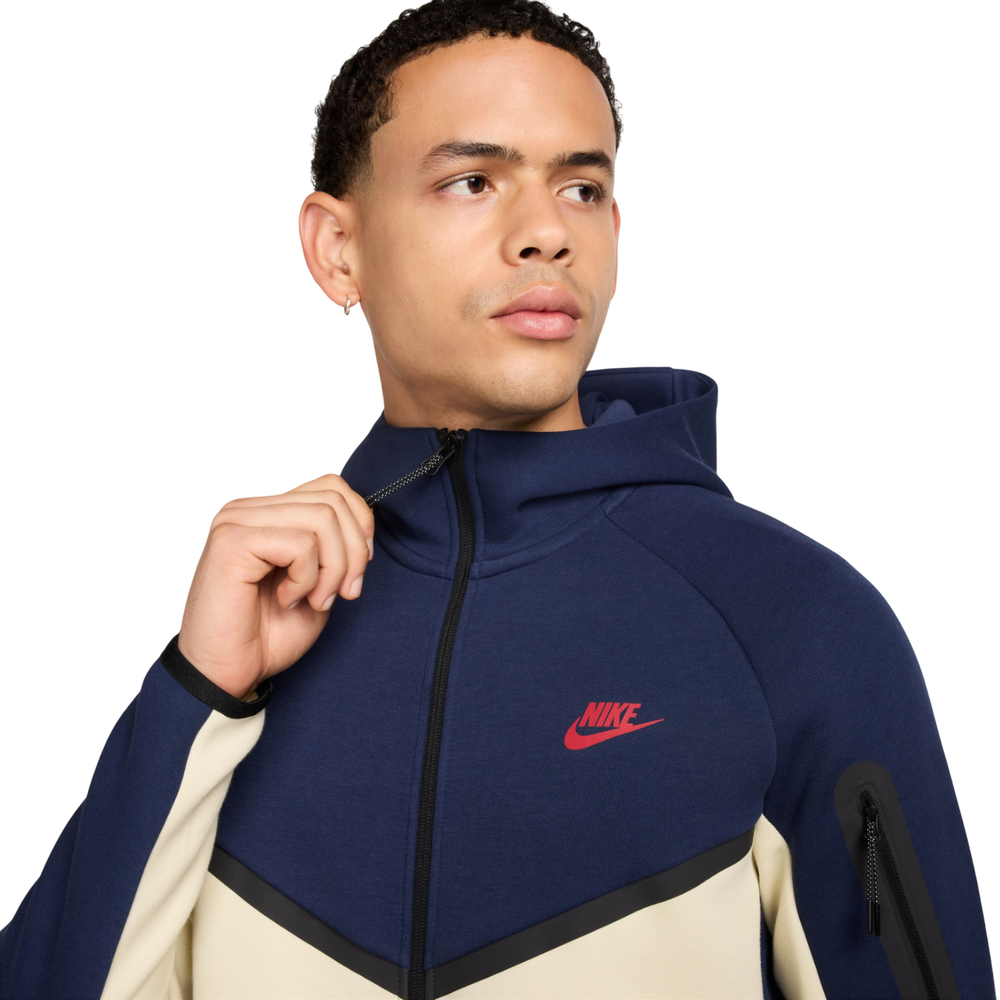 Зип Худи Nike Tech Fleece 2024 Navy/Beige
