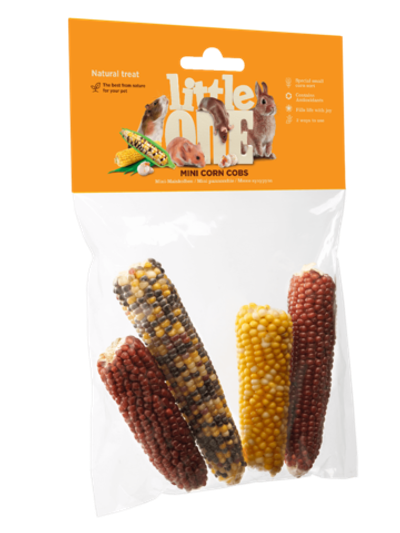 Little one лакомство для всех видов грызунов мини - кукуруза