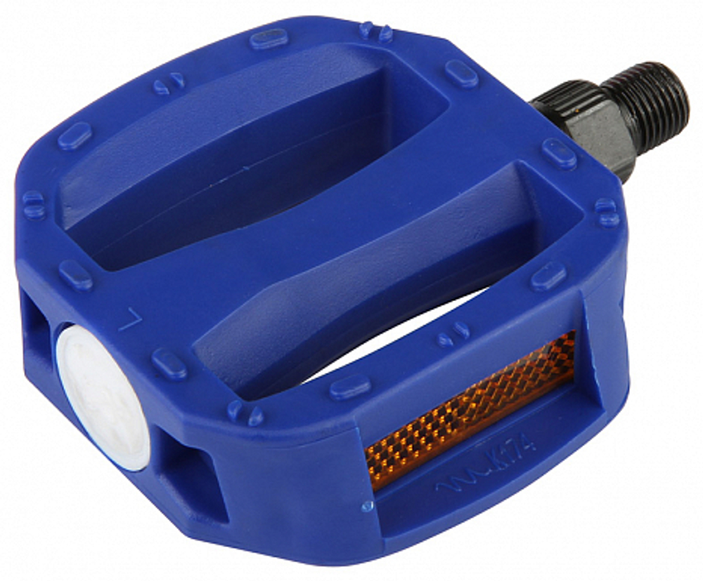 Педали FP-650 FEIMIN, ось 1/2" со светоотражателями, пластиковые цветные