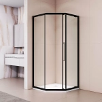 Душевой уголок RGW Passage PA-86B 38088699-14N 90x90 стекло прозрачное/профиль черный матовый