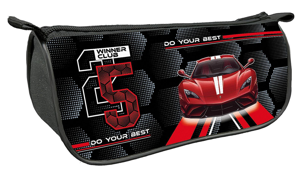 Пенал-косметичка объемный на молнии премиум, печать на ткани 220*105*65 "Автоклуб 25 2025"