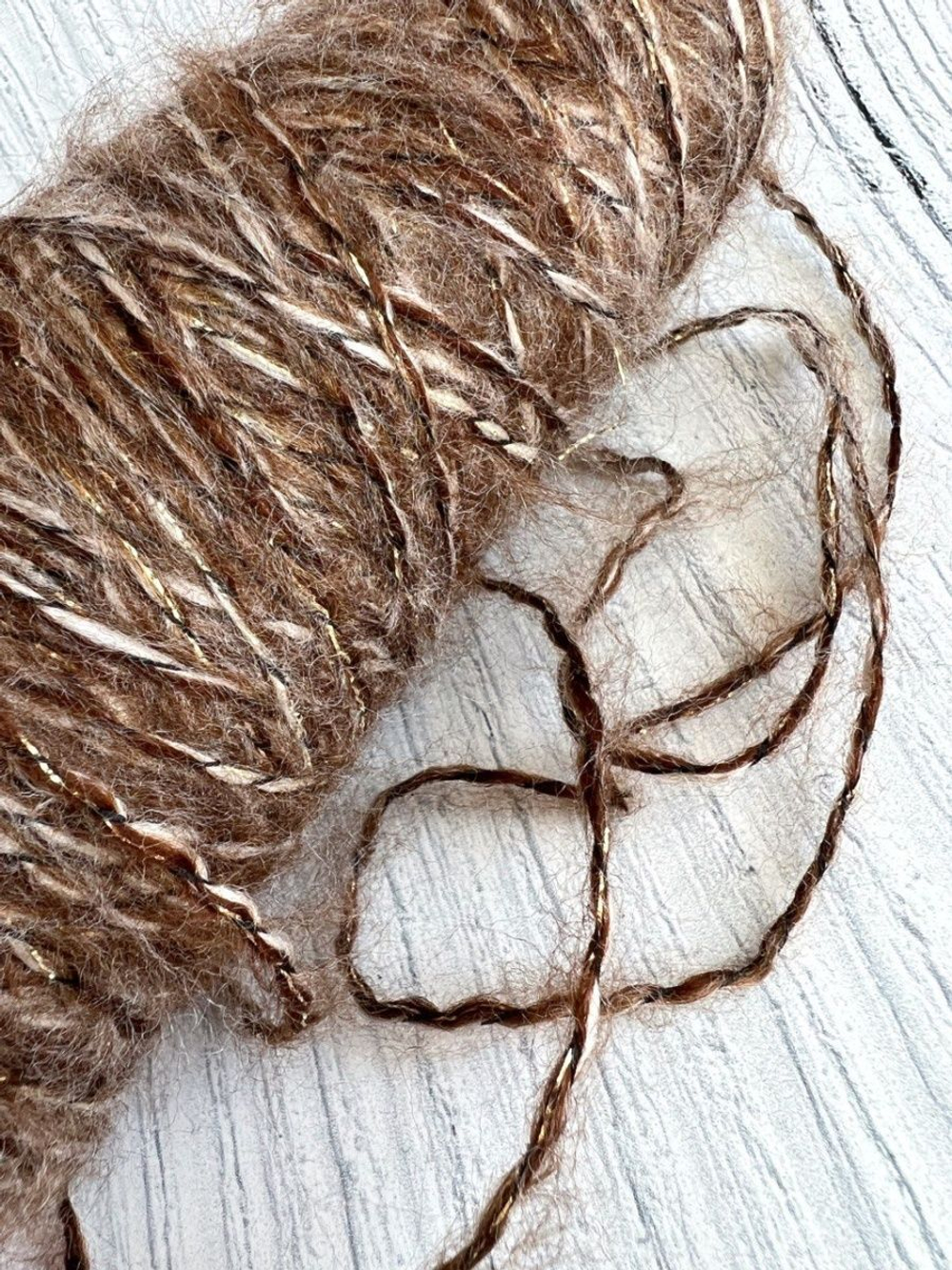 Пряжа с мохером и люрексом Matexsa