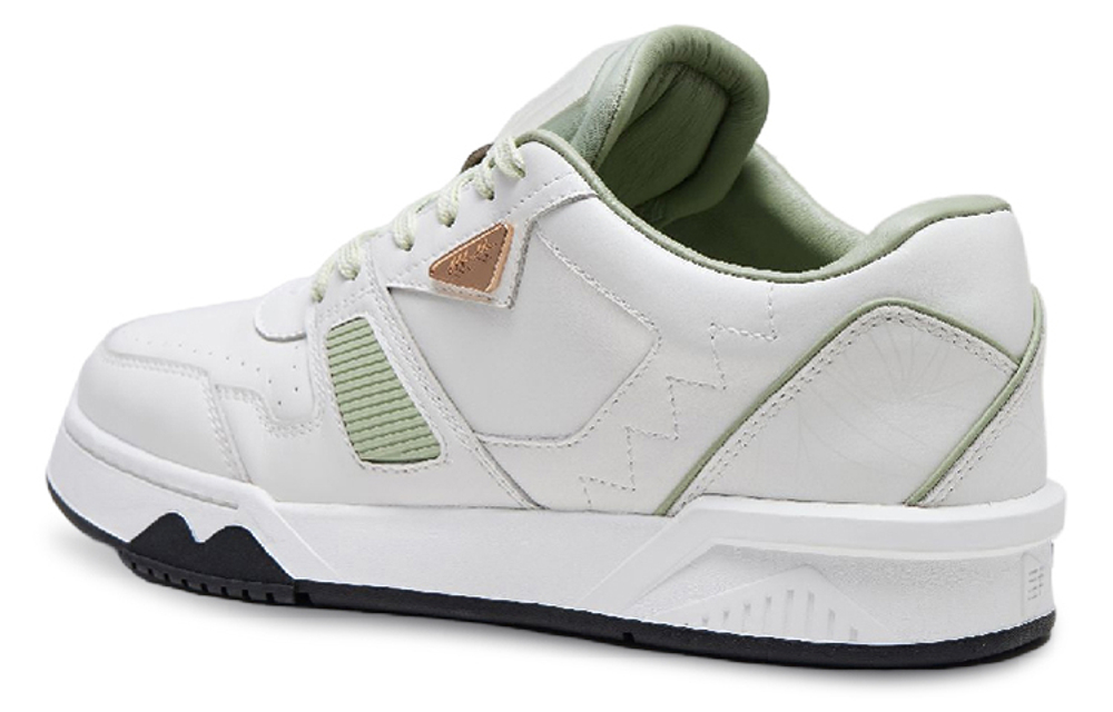 WO Stylish Skateboarding Shoes Unisex Low top Light Green/Light Blue/Light Gray