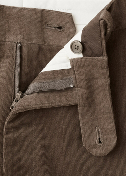 Вельветовые брюки regular fit из хлопка