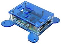 Корпус для Raspberry Pi 4 с креплением VESA (LT-4B17 / акрил / синий)